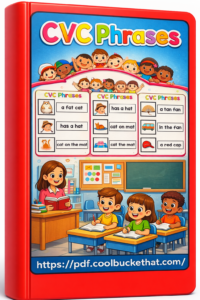 CVC PHRASES WITH COOLBUCKETHAT