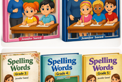 Spelling Words grade 1, 2, 3, 4, 5